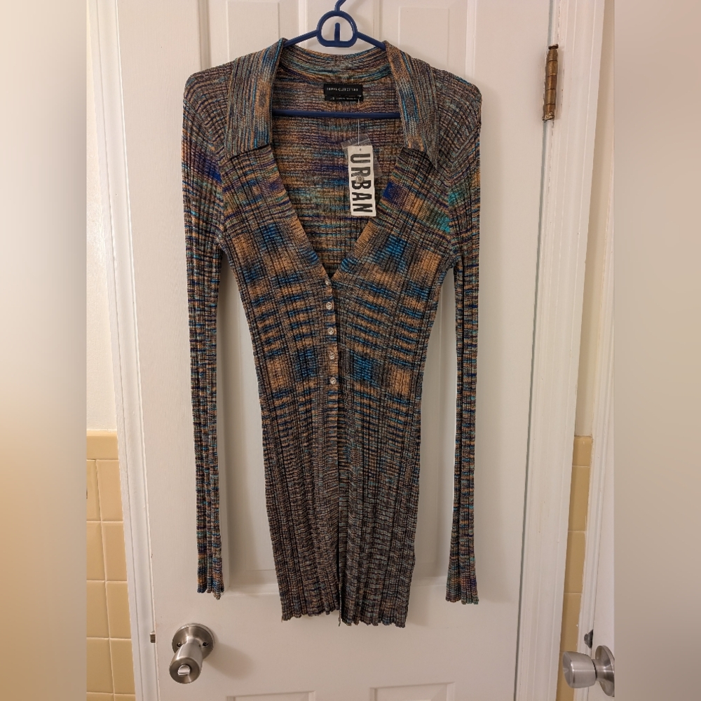 Urban Outfitters Long Sleeve Multicolor Knit